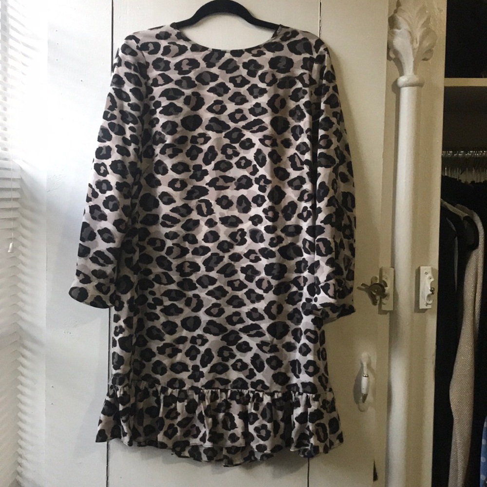 Cheetah print dress